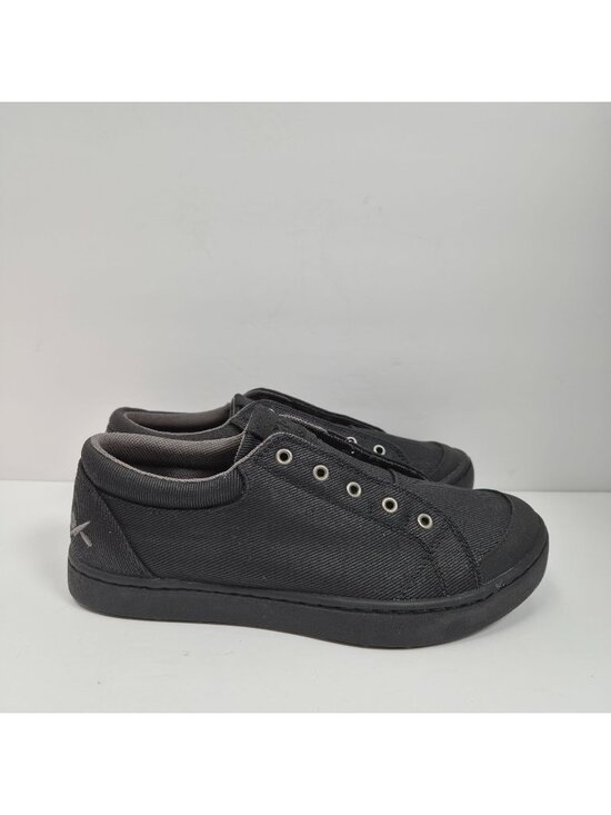 Mozo Shoes - Mozo Maven Women's Black Canvas Slip On Tag Free Work Shoes US Size 6.5 NWOT